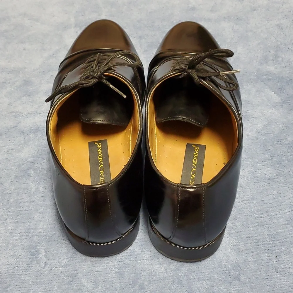 11M Men's Stacy Adams Black Leather Shoes